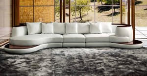 Vig 105 Divani Casa Rodus Modern Rounded Leather Sectional Sofa With Image Is Loading Vig 105 Divani Casa Rodus Modern Rounded Leather