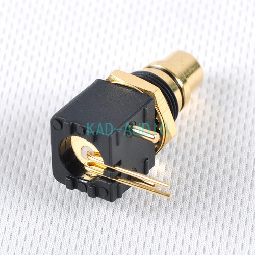 2 Pair PCB Mount Jack RCA Audio Plug Male Solder Audio Amplifier Grade Connector - Picture 2 of 14