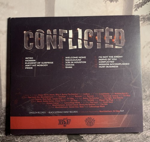 Westside Gunn Signed Conflicted Soundtrack CD Digipak Griselda BSF WSG 2021 - Picture 2 of 5