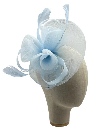 Flower Feather Fascinator Headband Hair Accessories Ladies Race Royal Ascot Prom - Picture 39 of 44