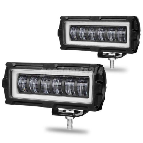 2x 5"inch LED Work Light Bar 7D Driving Reverse Fog Offroad 4WD 4X4 ATV Truck UK - Picture 2 of 12