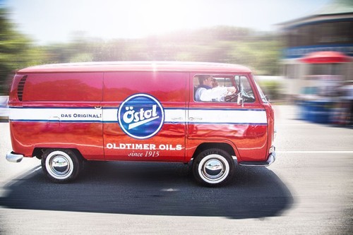 Olio motore d'epoca Östol Chevrolet Cadillac olio SAE 20W-50 5 litri scatola di latta - Foto 4 di 4