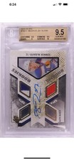 2015 UPPER DECK SPX #169 CONNOR MCDAVID ROOKIE RC AUTO JERSEY /399 GEM MINT 9.5