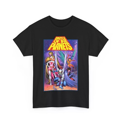 Battle of the Planets T-Shirt - G-Force - Silvestri Art - Gatchaman Cartoon