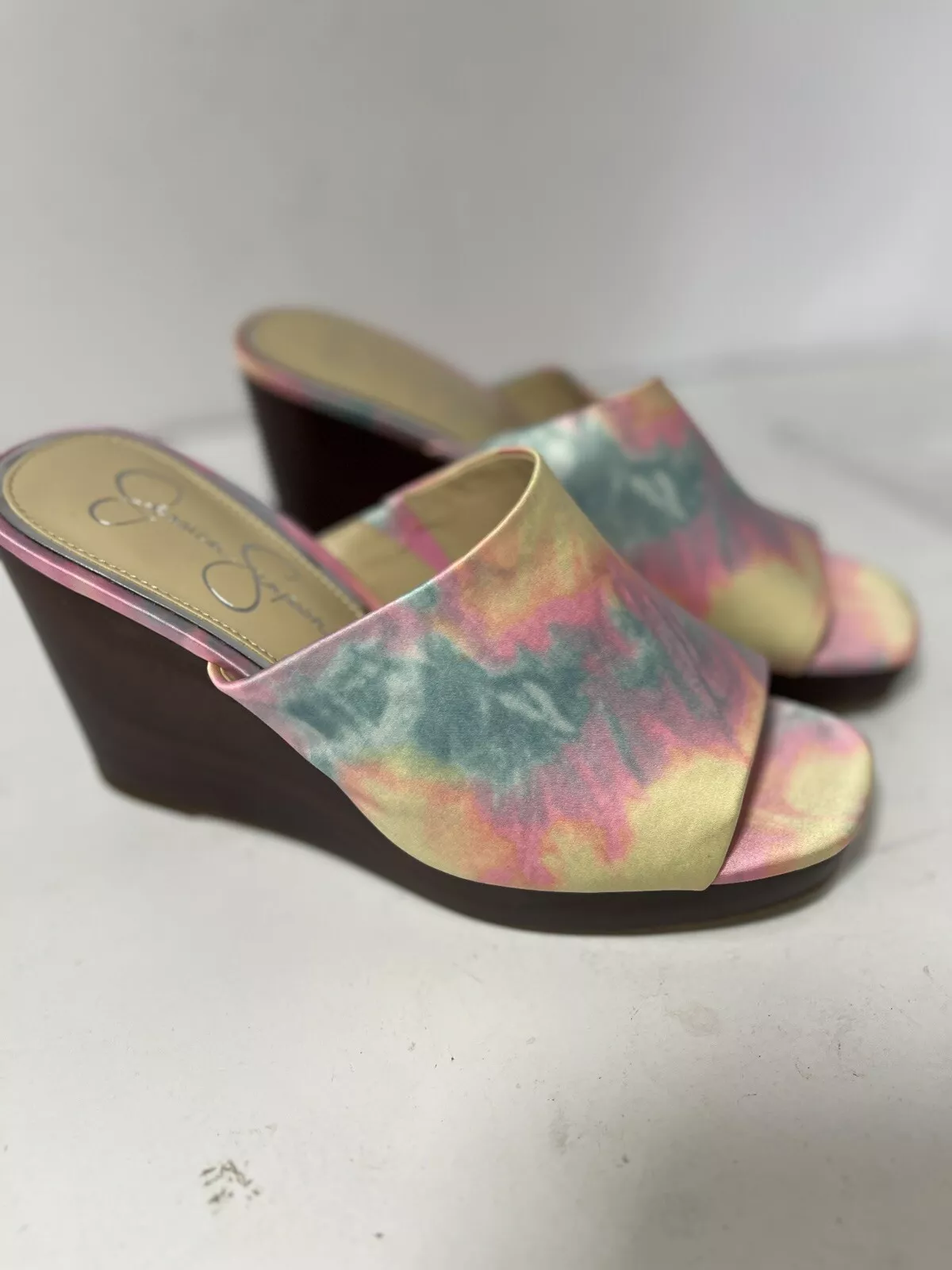 Jessica Simpson Femme Shantelle Supreme Microsuède Multi Rose Taille 7