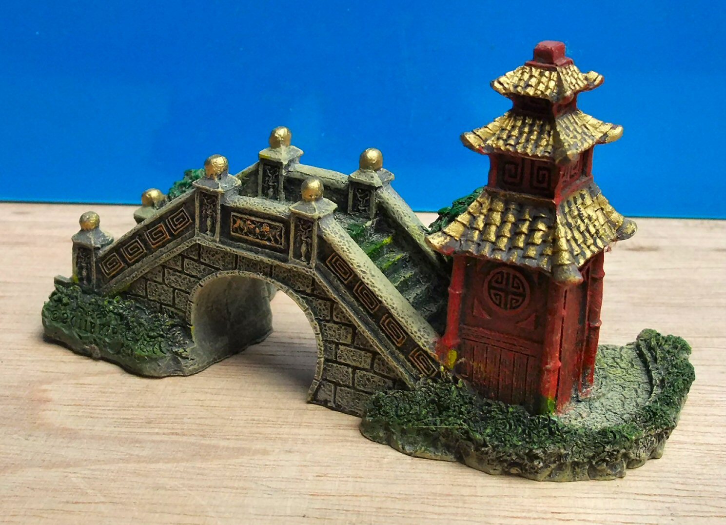 Japanese Garden Bridge Ornament Aquarium Fish Tank Bowl New eBay