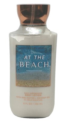 BATH AND BODY WORKS - AT THE BEACH - BODY LOTION - 8 FL OZ. NEW - SEALED