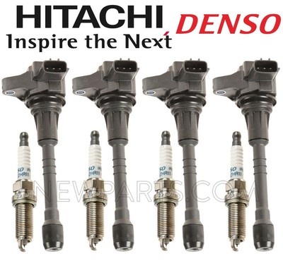 6 Ignition Coils Hitachi /& 6 Spark Plugs Denso KIT for Infiniti Nissan V6