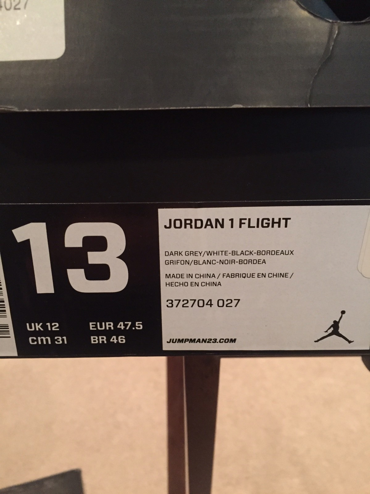 Nike Jordan 1 Flight Size 13 Authentic Nike Jordan 1 Flight Size 13 Authentic