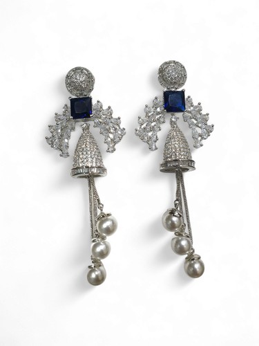 Indian High Quality New Bollywood Style Tradition Fancy Earring Fashion Jewelry - Picture 15 of 52