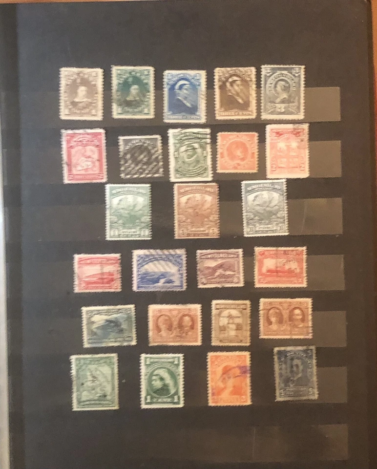 Stamps Newfoundland Lot of 25 classic era used, see details. - Image 3 of 4