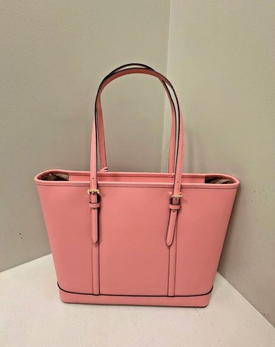 Michael Kors Jet Set Travel Large Leather Top Zip Shoulder Tote Bag HandbagPurse - Picture 17 of 35