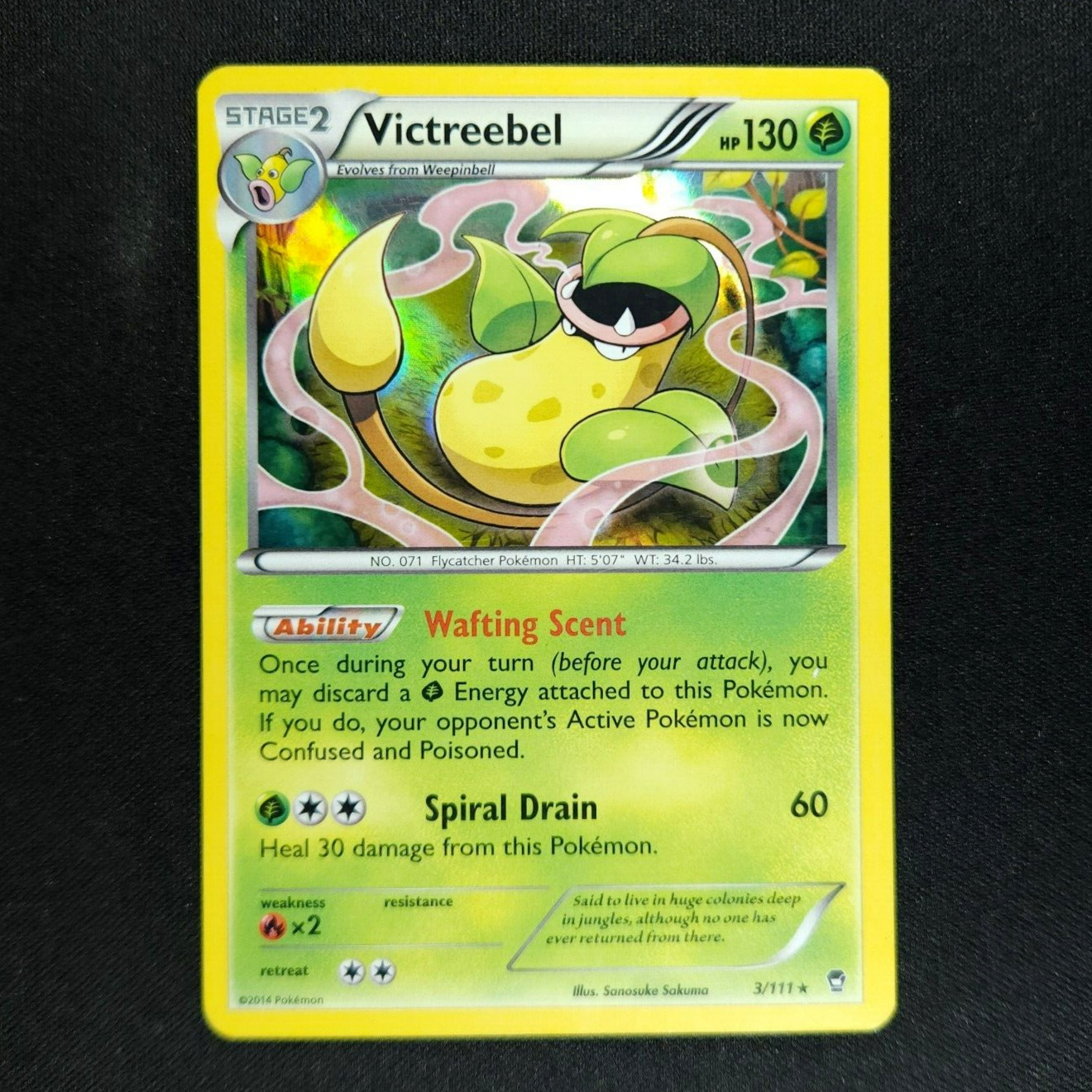 Victreebel 3/111 - Furious Fists - MP - Pokemon Card
