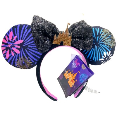 Authentische Disney Store Minnie Mouse die Hauptattraktion #12 Finale Feuerwerk Ohren NEU