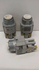 LOT OF (3) GUARANTEED GOOD! IDEC 30MM PUSH BUTTON SWITCHES NO LENSES ALD29911DN