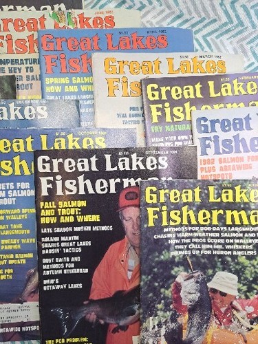 Great Lakes Fisherman Magazines Lot Of 12 - Picture 3 of 4
