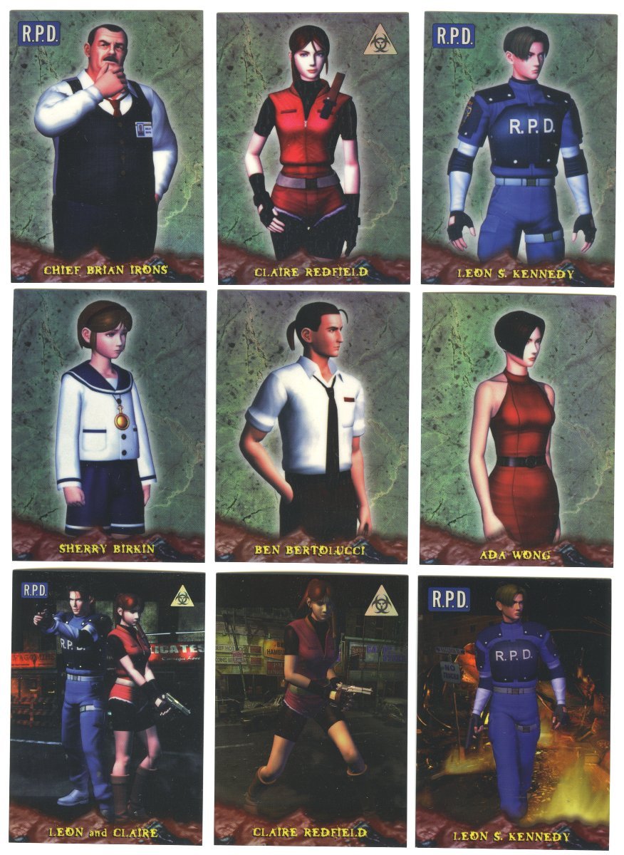 JPP BIOHAZARD CHROMIUM TRADING CARDS 10個 JPP BIOHAZARD CHROMIUM TRADING CARDS 10個 Z/X ZX TCG Trading