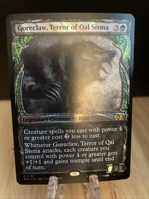 MTG Goreclaw, Terror of Qal Sisma HALO FOIL Multiverse Legends MUL #0157 NM/M