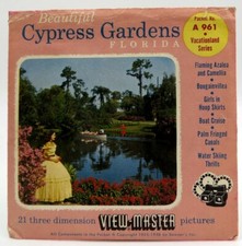 View Master A961, Beautiful Cypress Gardens Florida, S4 Packet, 3 Reel Set