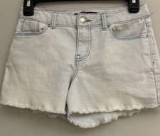 Calvin Klein Girls Jeans Shorts Stretch Denim Mid Rise Boy Size 12