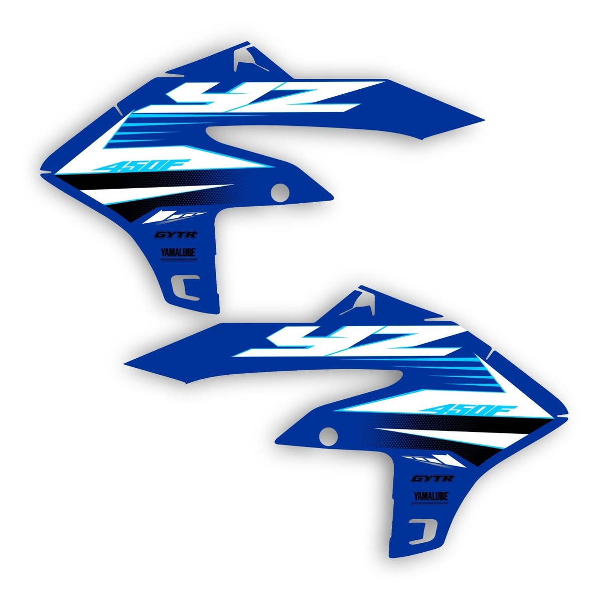 Yamaha 2023-2025 Yz450F 2024-2025FX Radiator Shrouds Graphics 2025