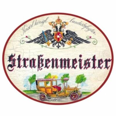 Straßenmeister Türschild