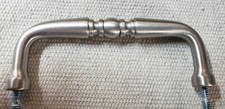 3 5/8" Brushed Nickel Drawer Pulls / Handles With 1.5" inch Screws - Lot of 17