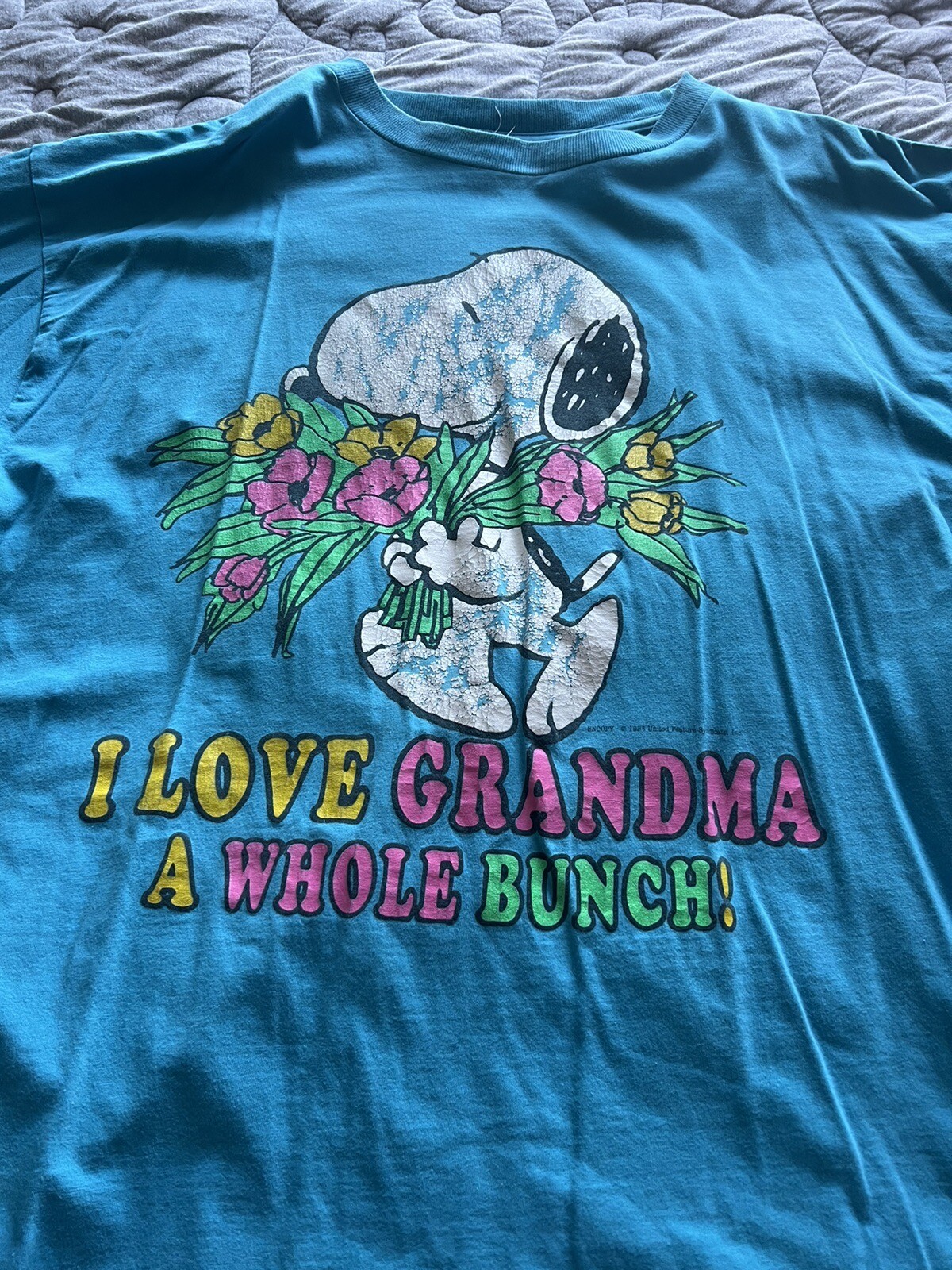 Vintage Snoopy Peanuts Grandma Shirt Gem