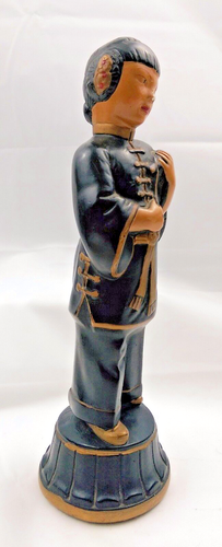 Vintage AMCO Alexander Backer Chinese Asian Girl Lady Chalkware Figurine - Picture 7 of 12