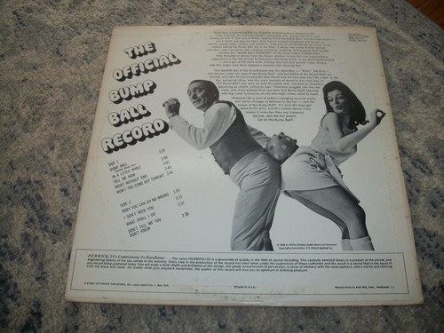 THE OFFICIAL BUMP BALL RECORD--VINYL ALBUM - Picture 3 of 3