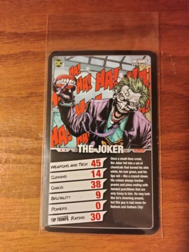 2021 Top Trumps DC SUPER VILLIANS (Sie wählen) Pack frische Karten kostenloser Versand - Bild 30 von 33