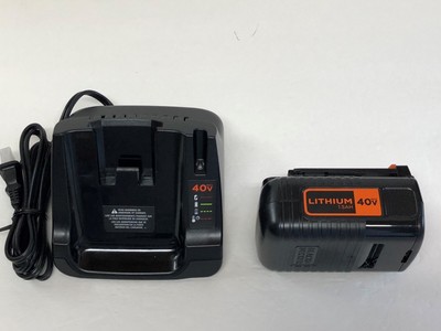 Black Decker Lbx1540 40v Max Lithium Ion Battery Lcs40 Fast Charger R Ebay