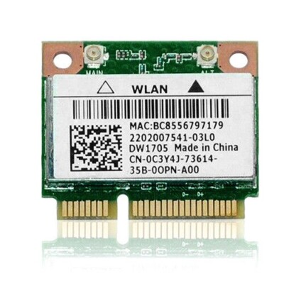 DW1705 Intel Qualcomm Atheros QCWB335 WLAN WiFi Wireless Mini C3Y4J 0C3Y4J