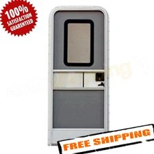 AP Products 015-217709 26" x 72" White Radius Entrance Door RH