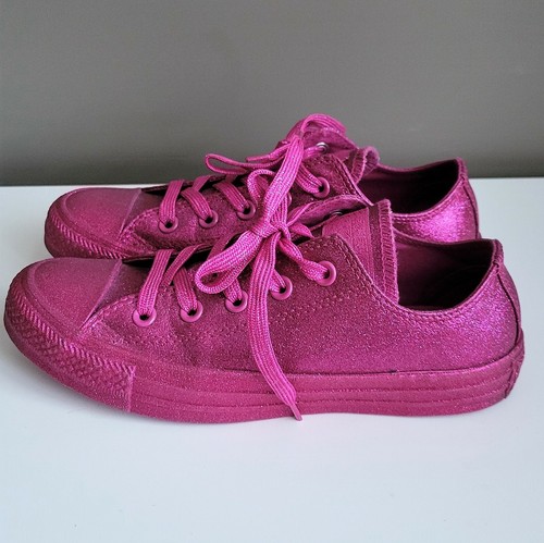 blush glitter converse