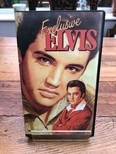 exclusive elvis colour b/w/ 30 minutes approx .vhs tape
