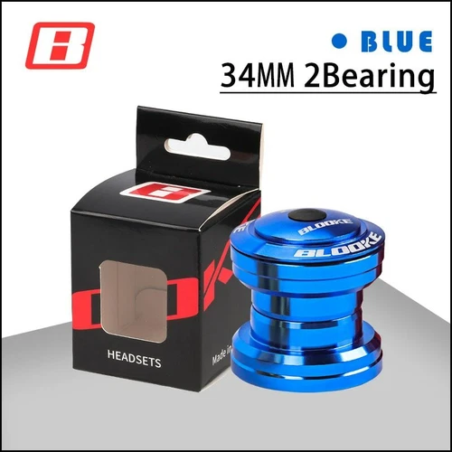 Auriculares de bicicleta BLOOKE 34 MM MTB 2 rodamientos sellados para vástago de horquilla sin rosca de 28,6 mm - Imagen 16 de 20