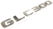 #2 GLC300 CHROME FIT MERCEDES REAR TRUNK EMBLEM BADGE NAMEPLATE DECAL LETTERS/