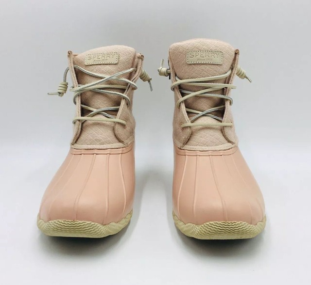 sperry rose dust duck boots