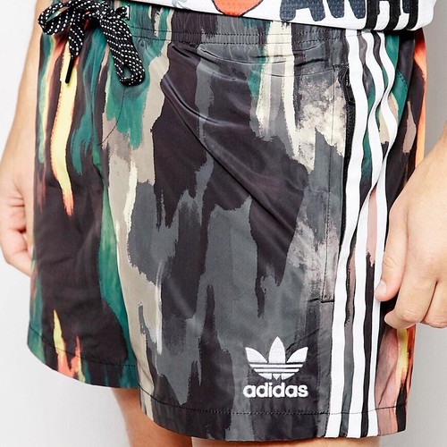 Adidas Pharrell Williams PW Islnd Doodle Shorts Medium M NWT AO2996 Pool Summer - Picture 4 of 8