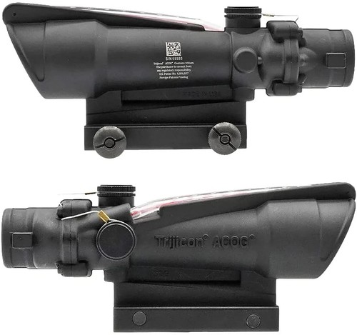 Trijicon 5x35 Acog Hunting Scope Red Optic Fiber with RMR RED DOT Horsehoe - Picture 24 of 24