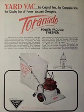 Yard Vac TORANADO Walk-Behind Power Vacuum Sweeper TB3 Parts & Sales Manual