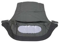 Fits: Mitsubishi Eclipse 2000-05 Soft Top & PLASTIC WINDOW BLACK VINYL