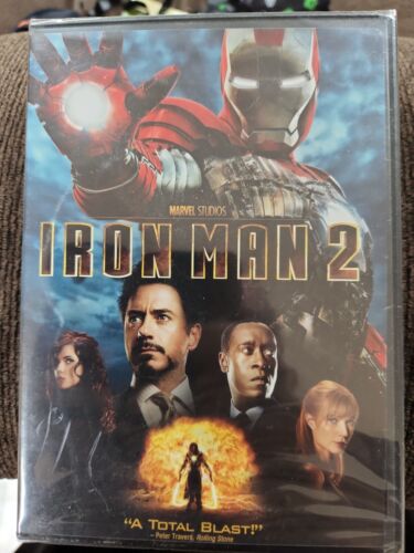 Iron Man 2 Marvel Studios Robert Downey Jr. Don Cheadle DVD Nuevo Sellado - Imagen 1 de 1