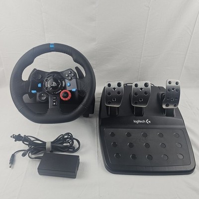 Logitech G29 Driving Force Racing Wheel -Tested And Working - Very Nice - Black 