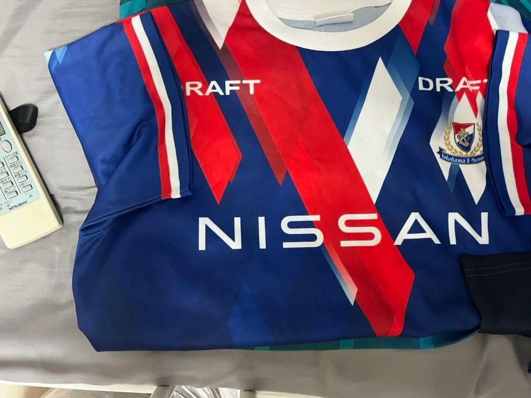 マリノス　日産時代ジャージ 正規品93-94 Mizuno 日産FC横浜マリノス home shirt】 - メルカリ