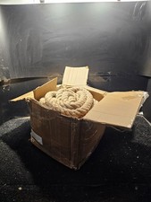 Jute Rope 1 in X 50 ft, Thick Twisted Manila Rope, Natural Heavy Duty Hemp Rope