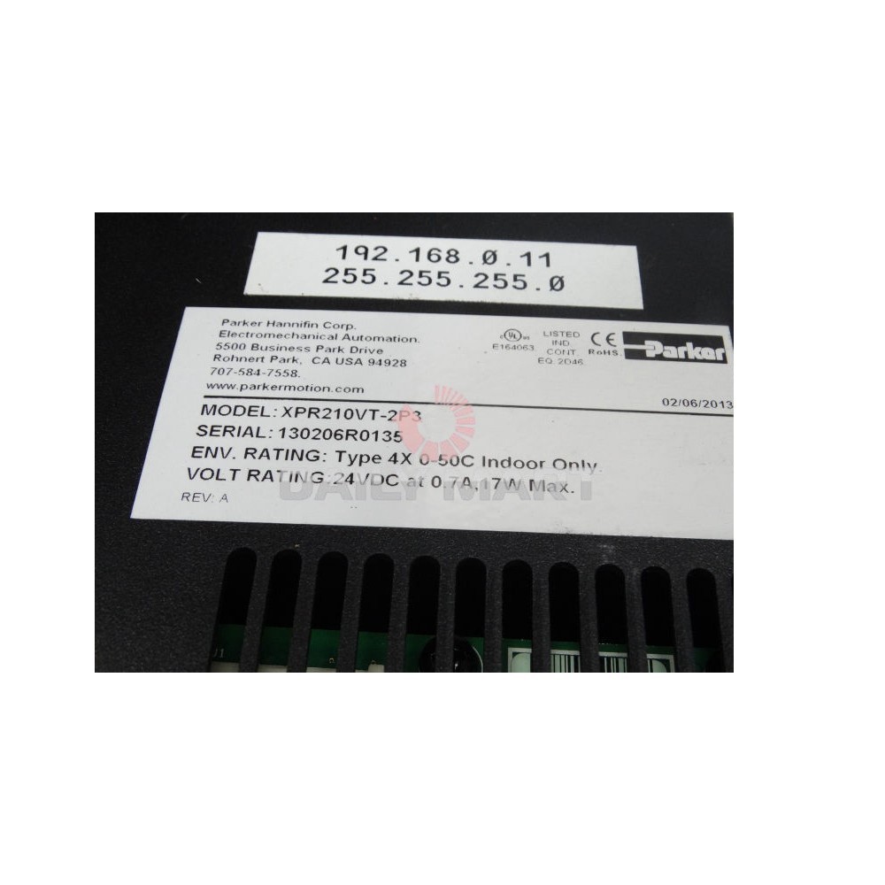 Used & Tested PARKER XPR210VT-2P3 Touch Screen