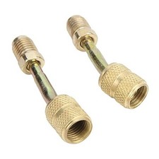 2Pcs Mini Split Adapter, Universal R410A Adapter, 5/16in Female 1/4in Male SAE