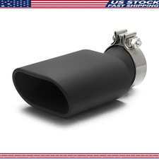 Square Exhaust Tip 3 Inlet Black Coating Rectangle Tailpipe X 5.5 Outlet 9.5 Square Exhaust Tip 3 Inlet Black Coating Rectangle Tailpipe X 5.5 Outlet 9.5